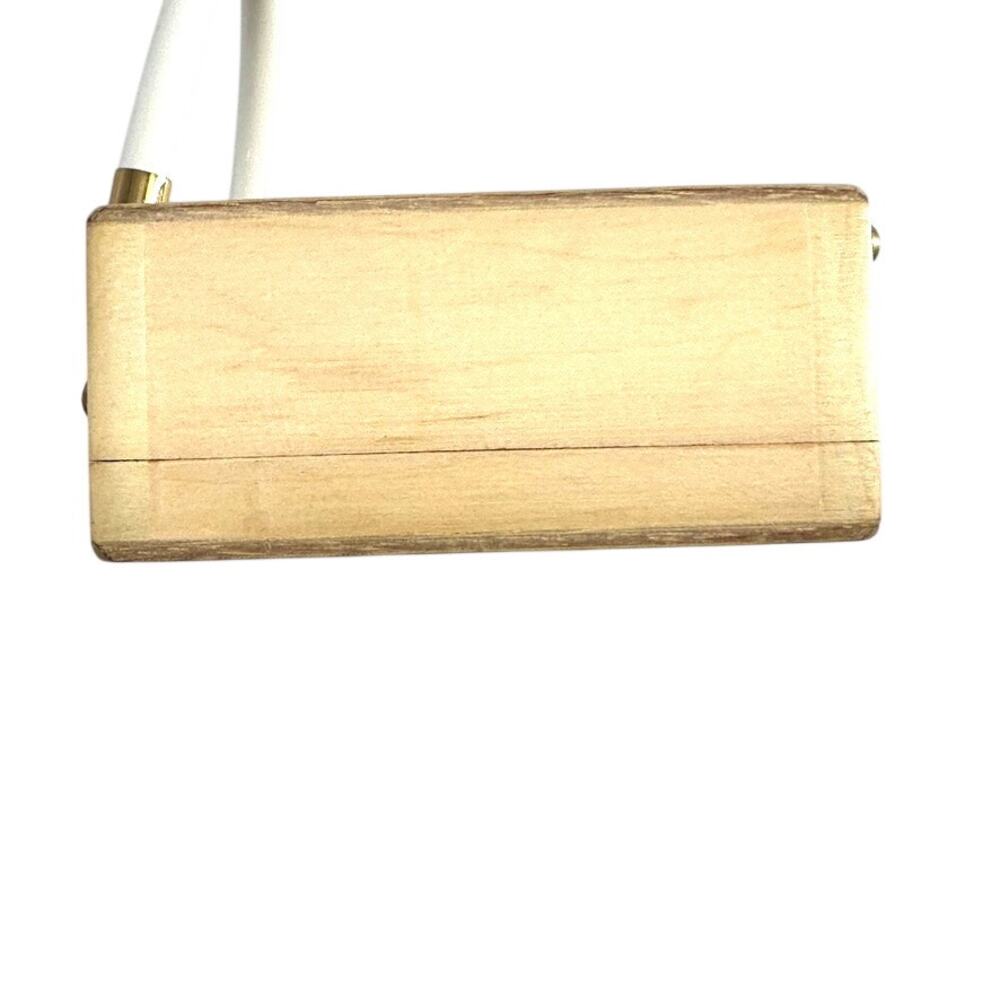 Vintage Enid Collins Poki Turtle Box Bag Mid Century Modern Wood Handbag - Picture 6 of 11